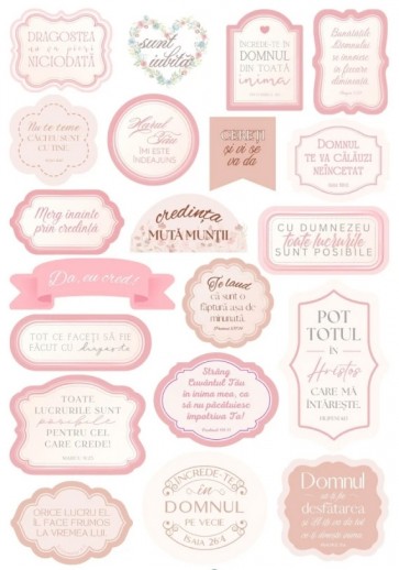 Stickere cu versete biblice