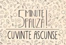 5 minute pauza! Cuvinte ascunse