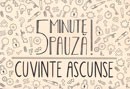 5 minute pauza! Cuvinte ascunse