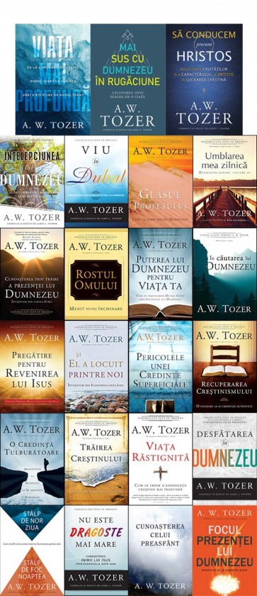 Set 23 cărți de A. W. TOZER