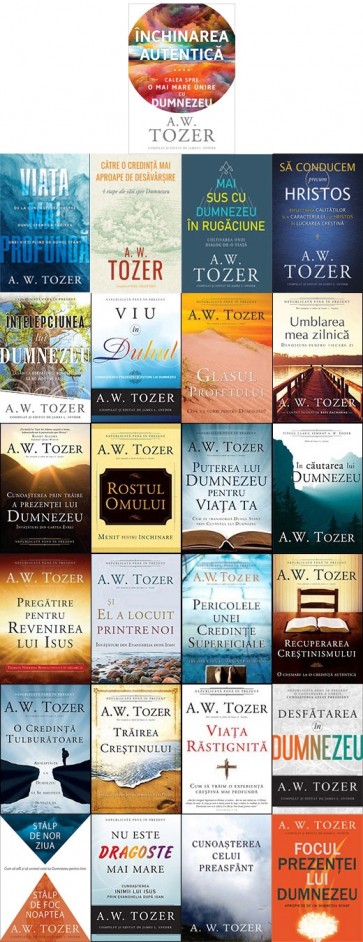 Set 25 cărți de A. W. TOZER