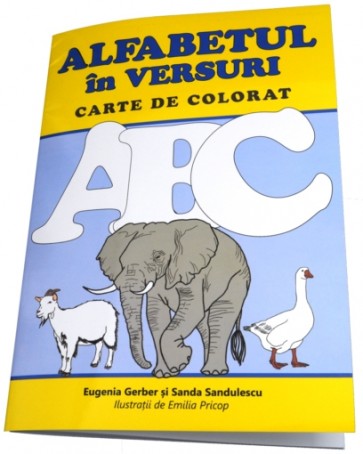 Alfabetul in versuri. Carte de colorat