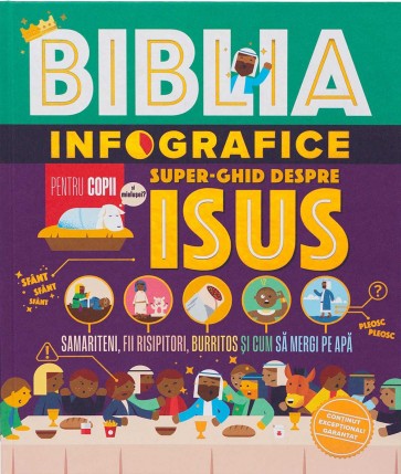 Biblia Infografice pentru copii - Super-ghid despre Isus (Vol. 2)