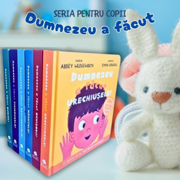 Seria DUMNEZEU A FĂCUT. Vol 1, 2, 3, 4, 5, 6 - Cărți cartonate interactive cu clapete