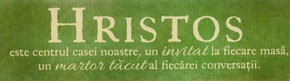Magnet_Hristos este centrul casei noastre