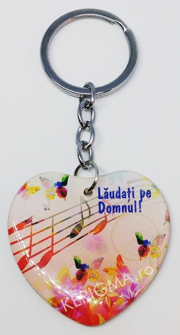 Breloc "Laudati pe Domnul! Cantati Domnului!"