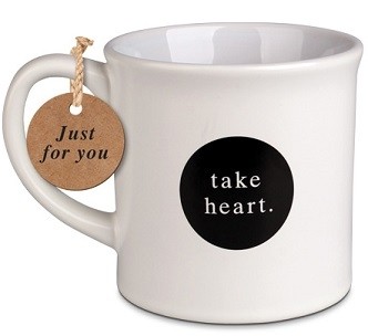 Cana din ceramica - Take Heart (Simplified Series)