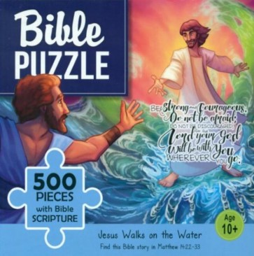 Jesus Walks on The Water. Puzzle biblic 500 piese