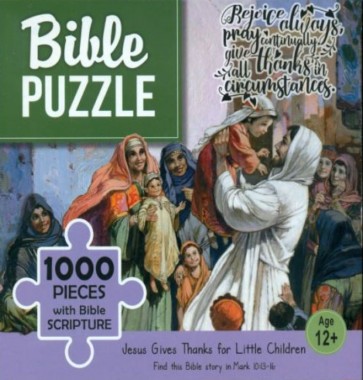 Jesus Giwes Thanks For Little Children. Puzzle biblic 1000 piese