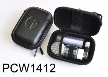 Set portabil pentru Cina Domnului cu 12 pahare din plastic - PCW1412