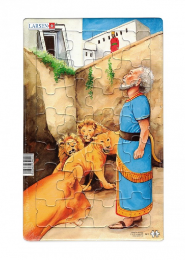 Puzzle biblic - Daniel în groapa cu lei