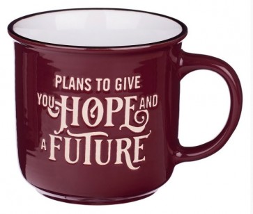 Cană ceramică -- Plans for Hope and a Future