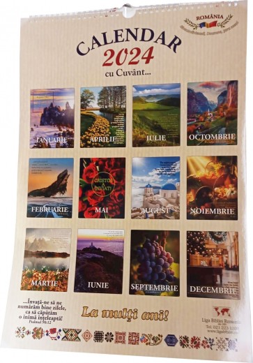 Calendar perete 2024 Liga Bibliei