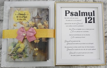 PACHET CADOU “PSALMUL 121” roz inchis - PC 121