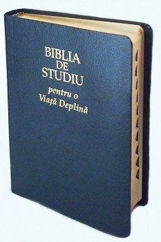 Biblia de studiu pentru o viata deplina [editie deLuxe, piele, negru]