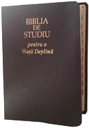 Biblia de studiu pentru o viata deplina [editie deLuxe, piele, bleumarin]