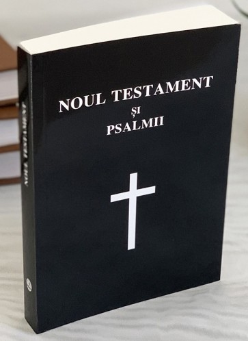 Noul Testament si Psalmii [negru, cu cruce]