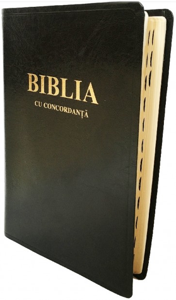 Biblie foarte mare, fara fermoar, coperta din piele cu concordanta si index_CO 087 TI