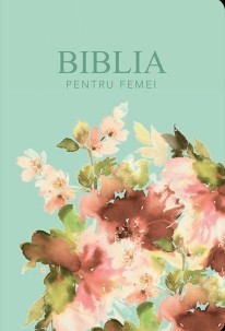 Biblia pentru femei Turcoaz Floral MEDIE