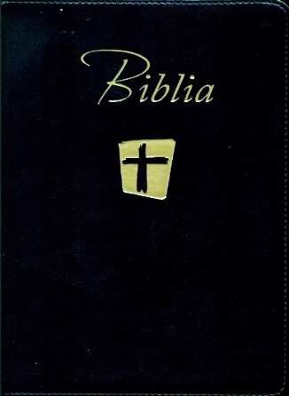 Biblia NTR 066 TI, negru, fără femoar (22 x 15 cm)
