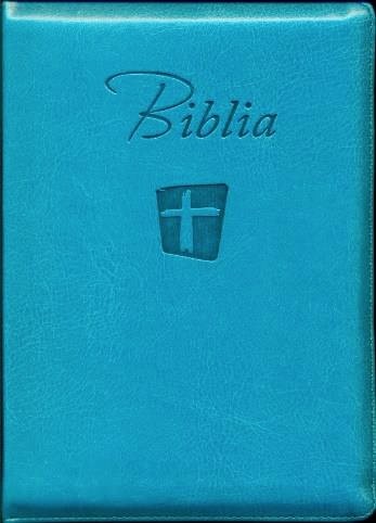 Biblia NTR 066 ZTI, turcoaz, cu fermoar