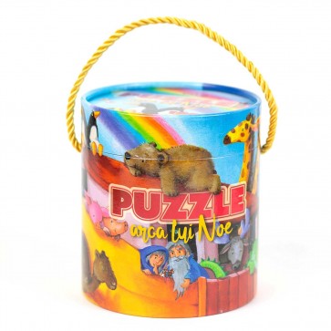 Puzzle rotund Arca lui Noe - 100 piese