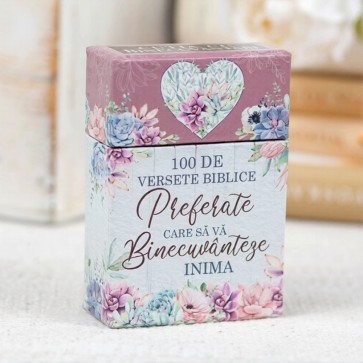 100 de versete biblice preferate care să vă binecuvânteze inima – cutie carduri