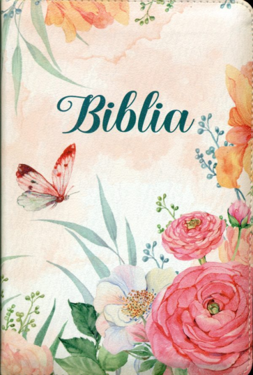Biblia 076 ZTI roz-floral