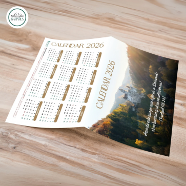 Calendar cu plan de citire a Bibliei pentru anul 2026 (IS)