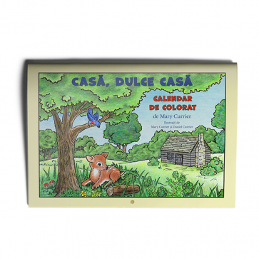 Casă, dulce casă – calendar de colorat