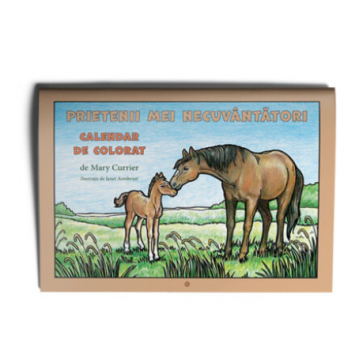 Prietenii mei necuvântători – calendar de colorat