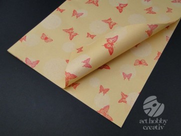 Hartie ambalaj kraft - fluturi