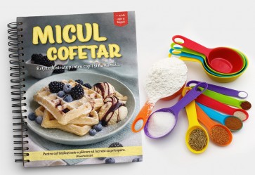 Micul cofetar – Rețete ilustrate pentru copii și nu numai… (+ set de cupe și linguri)