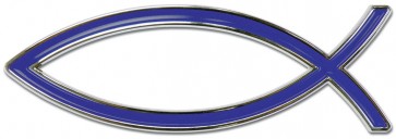 Emblema auto "Peste" (albastru)