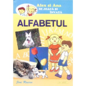 Alex si Ana se joaca si invata alfabetul
