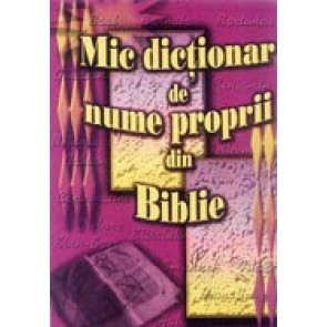 Mic dictionar de nume proprii din Biblie