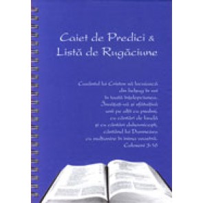 Caiet de predici si Lista de rugaciune