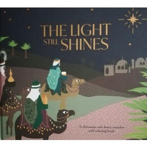 The Light Still Shines. A Christmas rub-down transfer and coloring book