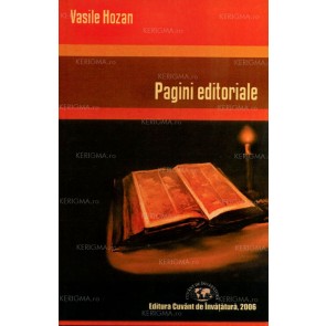 Pagini editoriale. Vol. 1