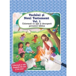 Vechiul și Noul Testament Vol. 1 - Colorează cu apă și descoperă povestiri biblice