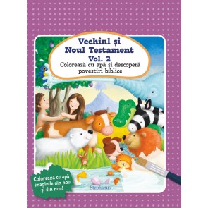 Vechiul și Noul Testament Vol. 2 - Colorează cu apă și descoperă povestiri biblice