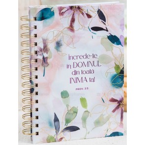 Jurnal: Încrede-te în Domnul din toată inima ta! (Floral)