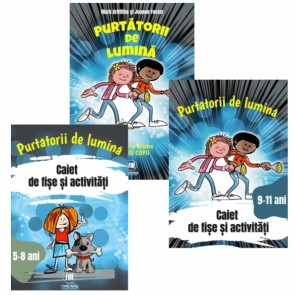 Set 3 cărți - Purtătorii de lumină (curs pentru copii)