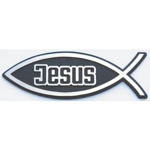 Emblema auto "Peste / Jesus"