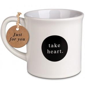 Cana din ceramica - Take Heart (Simplified Series)