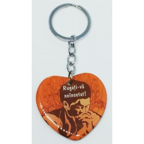 Breloc "Rugați-vă neîncetat!"