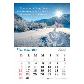 Calendar de perete 2022 - format A4