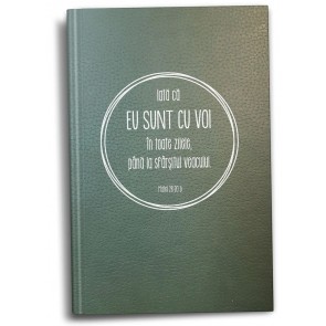 Agenda nedatată „EU SUNT CU VOI” – Verde