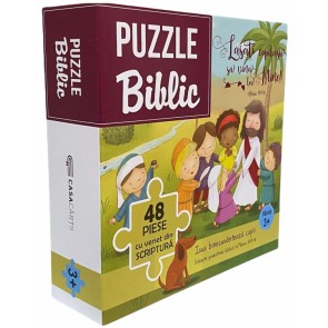 Puzzle 48 de piese - Isus binecuvântează copiii