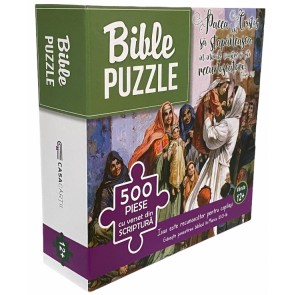 Puzzle 500 de piese - Isus este recunoscător pentru copilași